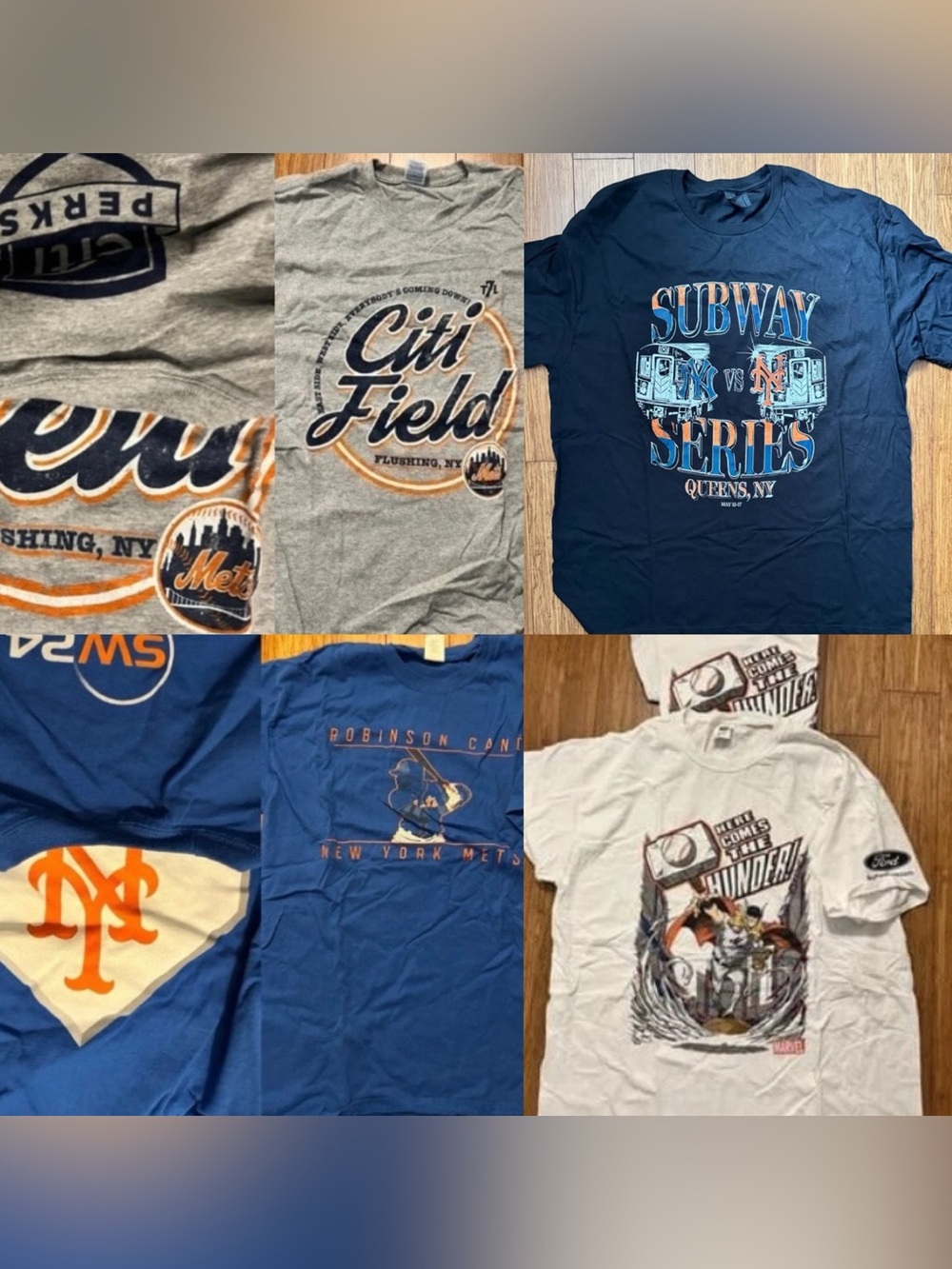 Lot of New York Mets SGA T-shirts